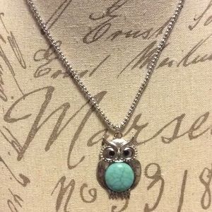 ⭐️Discount Shipping⭐️ Owl Shape Gem Chain Necklace